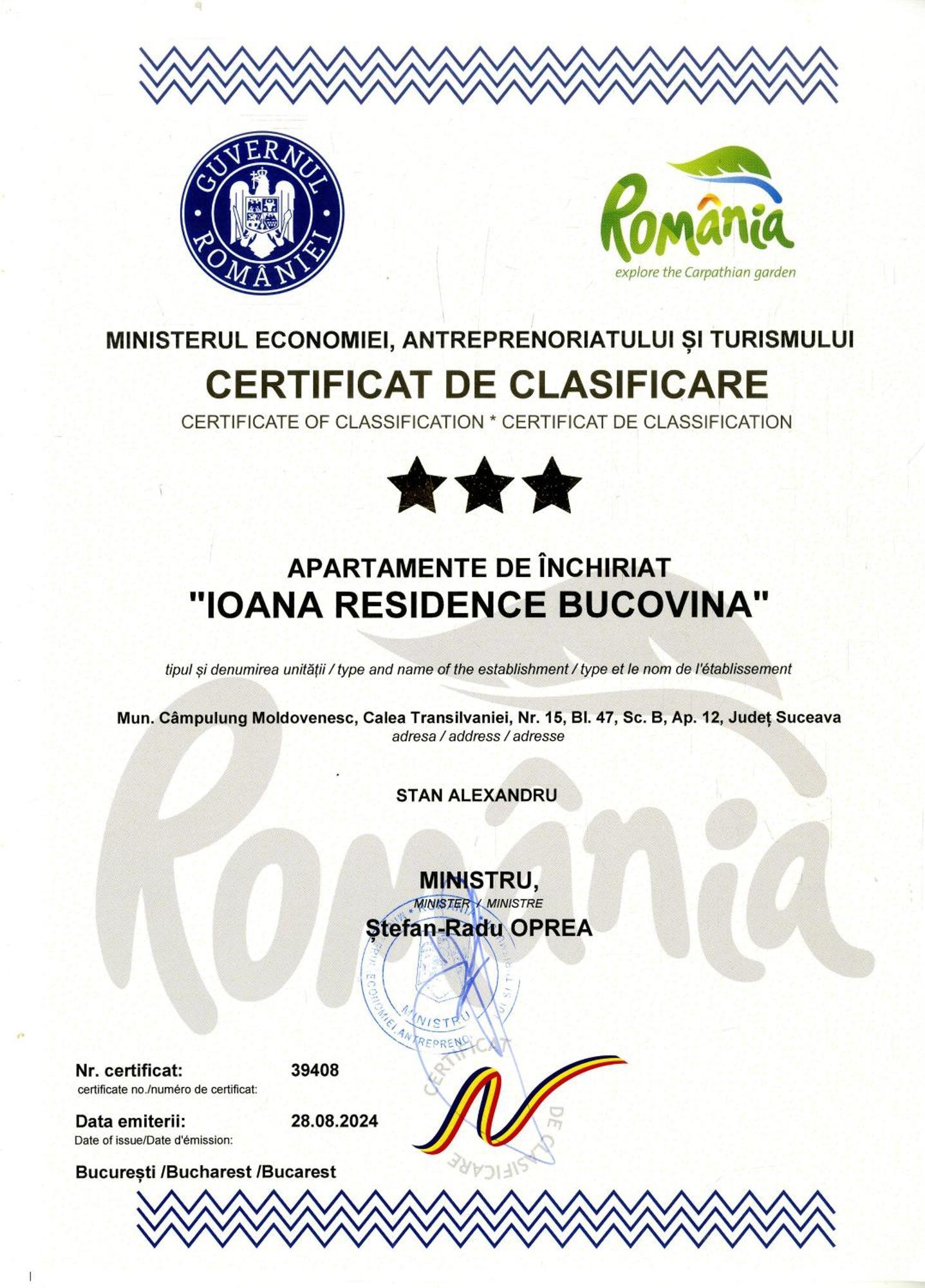 Ioana Residence Bucovina Câmpulung Moldovenesc Екстериор снимка